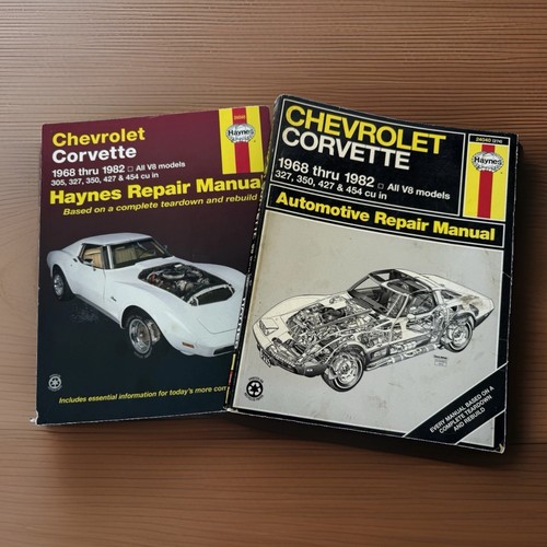Haynes corvette service - corvette,