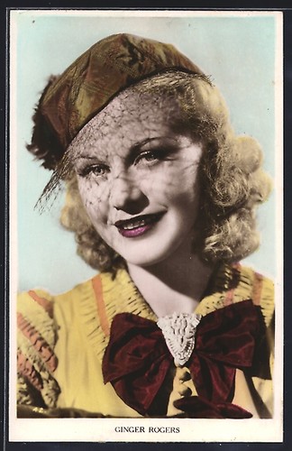 Postcard ginger rogers - postcard,
