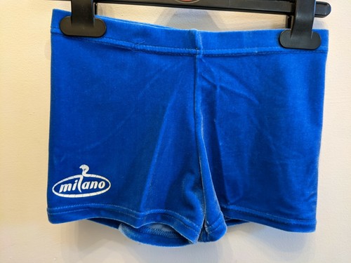 Milano blue velour hipsters - blue,