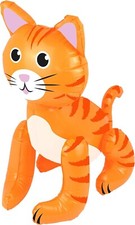 53cm Inflatable Ginger Cat