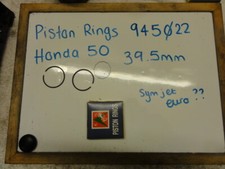 NOS 945022 KCH PISTON RINGS HONDA 50 BALI SJ50 SH50 SYMJET EURO??