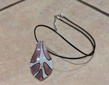 Murano glass teardrop pendant