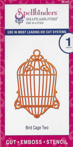 Spellbinders bird cage - cage, two