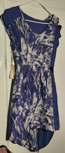 Purple swirl print mini silk - swirl,