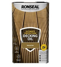 Damaged Tin ? Ronseal Ultimate Protection Decking Oil Natural Oak