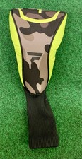 Top Flite Golf Driver Headcover Camo & Chartreuse 