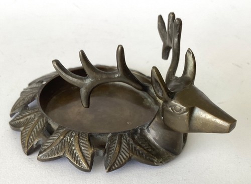 Vintage antique brass - /, stag