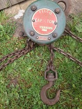 Vintage FELCO Hoists, London