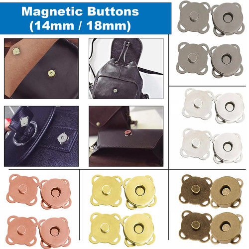 Magnetic snap fasteners sew - fasteners,