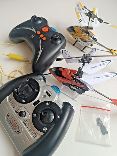Helicopters rechargeable - rc, 2x