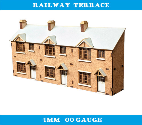 Railway terrace laser cut - railway,