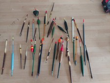 Job Lot Vintage Retro Floats .pike Course Fishing River. quills