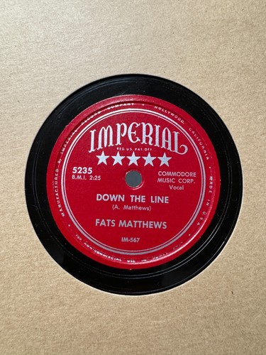 78rpm killer fat man - r&b,