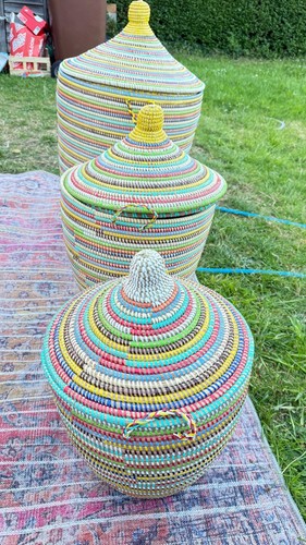 African basket - african,
