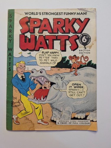 Sparky watts comic british - sparky, comic,