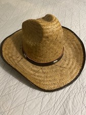 'Gus' Style Straw Cowboy Hat, size UK 7 / 57cm