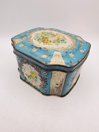 Vintage floral sweet tin - sweet,