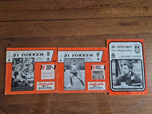 Scottish football programmes
