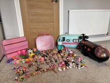 Massive Bundle LOL Dolls - Campervan, Plane, Stand, Storage, Dolls, Pets, Babies