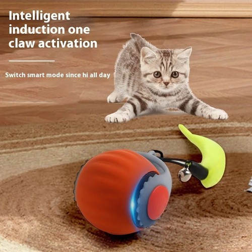 Interactive rolling cat toy - rolling,