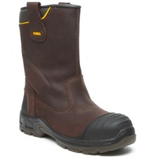 Dewalt Millington Pro Lightweight Waterproof Composite Safety Rigger Boots Brown