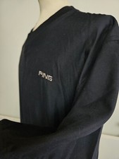 PING Golf Jumper - Mens Fully Lined Water Resist Windcheater Pullover Top UK Med