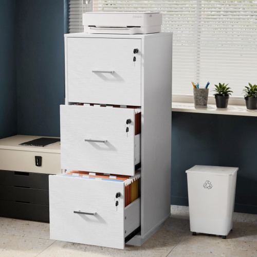 Drawer file cabinet - 3-drawer,