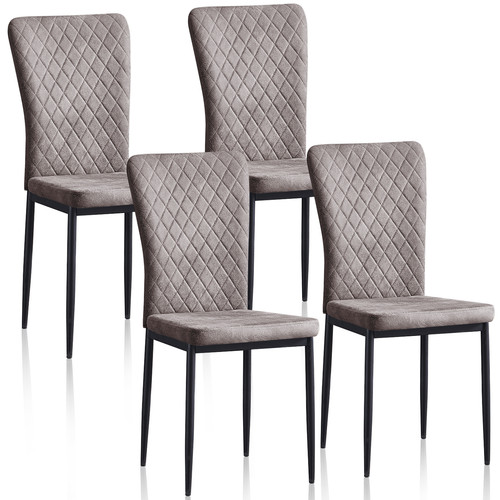 Faux suede dining - 4/6x,