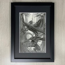 FOREST DRAGON FRAMED ART WOOD