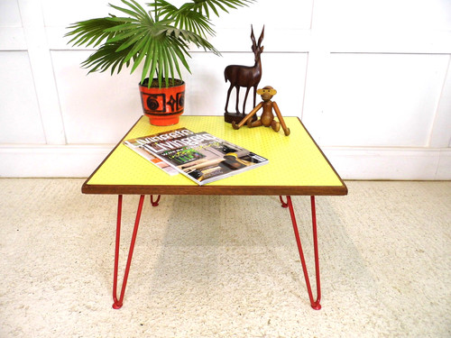 Vintage 1960s formica iroko - 1960s,
