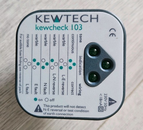 Kewtech kewcheck103 mains - kewtech,