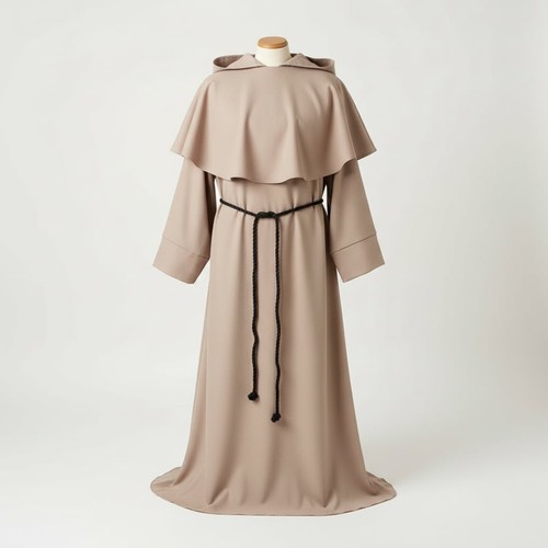 Medieval monk robe cowl hooded - monk,