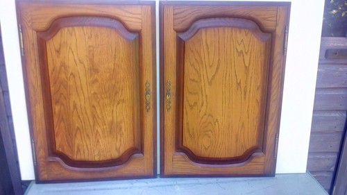Pair medium oak wood - of,