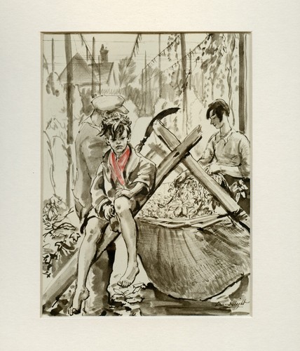 Vintage print dame laura - dame,