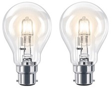 2 x Eco classic Halogen GLS