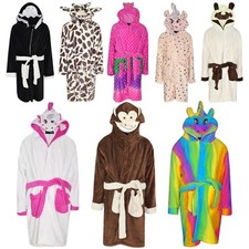 Kids Girls Bathrobe 3D Animal