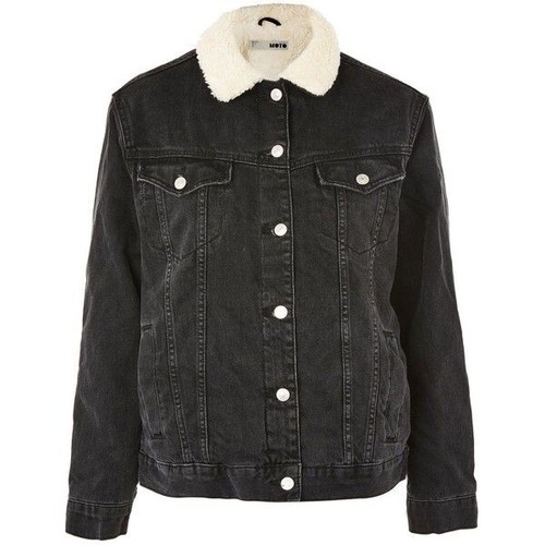 Topshop moto borg collar - topshop,