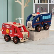 Retro Emergency Vehicle Fire