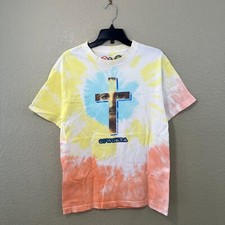 Odd Future Jesus Cross T-Shirt tie dye medium OFWGKTA Golf Wang