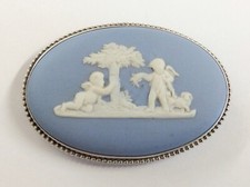 VINTAGE SILVER WEDGWOOD JASPER