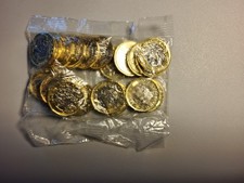 2016- Sealed as received from bank -Bag of 20 x £1 One Pound Coins Uncirculated 