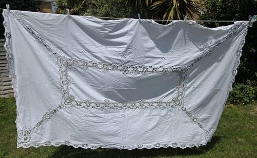 Antique hand crochet lace - antique,