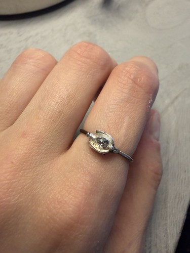 Georgian rose cut diamond ring
