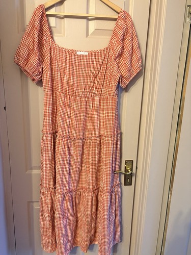 Primark red white gingham - &,