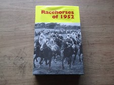 MADE UP DUST JACKET FOR TIMEFORM "RACEHORSES OF 1952"