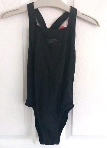 Speedo black racing back - black,