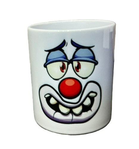 Cartoon face mug - ,