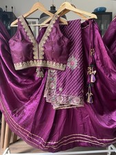 Navratri Chaniya Choli Gagra Chania Lengha Gajji Silk Wedding Party Wear