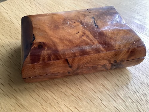 Small burr walnut box - small,