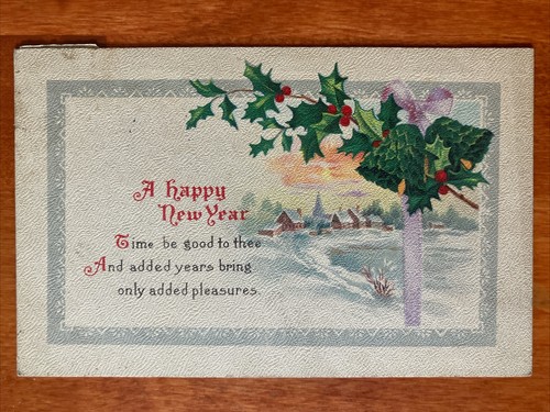 Happy new year 1922 antique - happy,